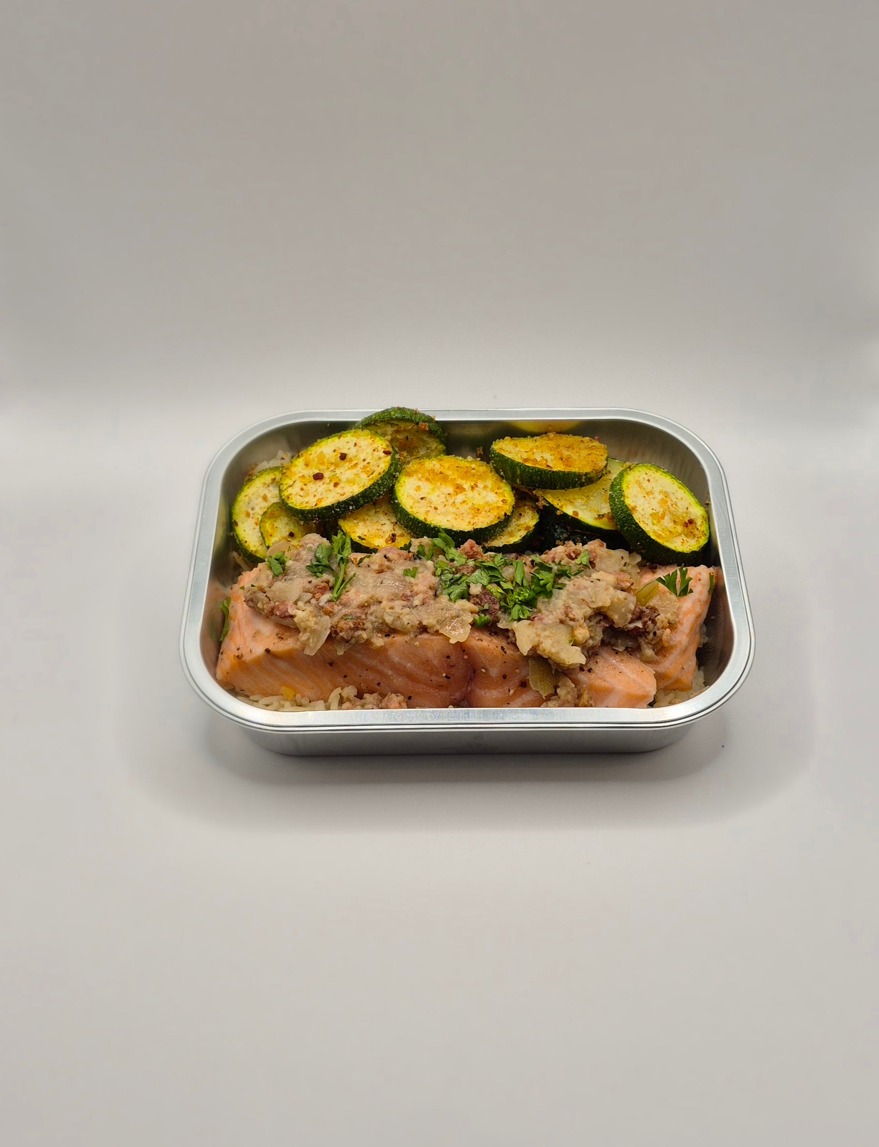 Saumon croustillant au bacon à l'érable (Individuel)