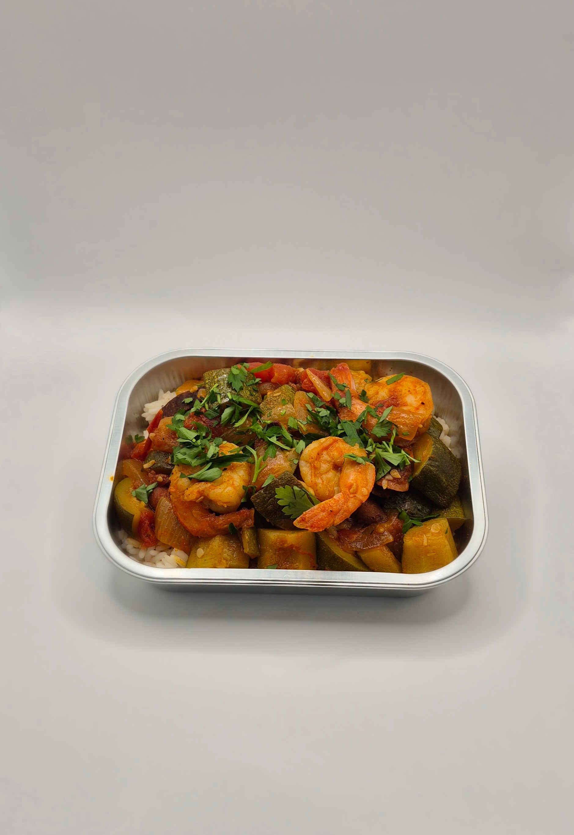 Crevettes & chorizo à l'espagnol (Individuel)
