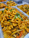 Nouilles Singapour au poulet ou aux crevettes (familial)