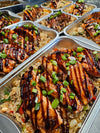Saumon teriyaki sur riz aux légumes (Familial)