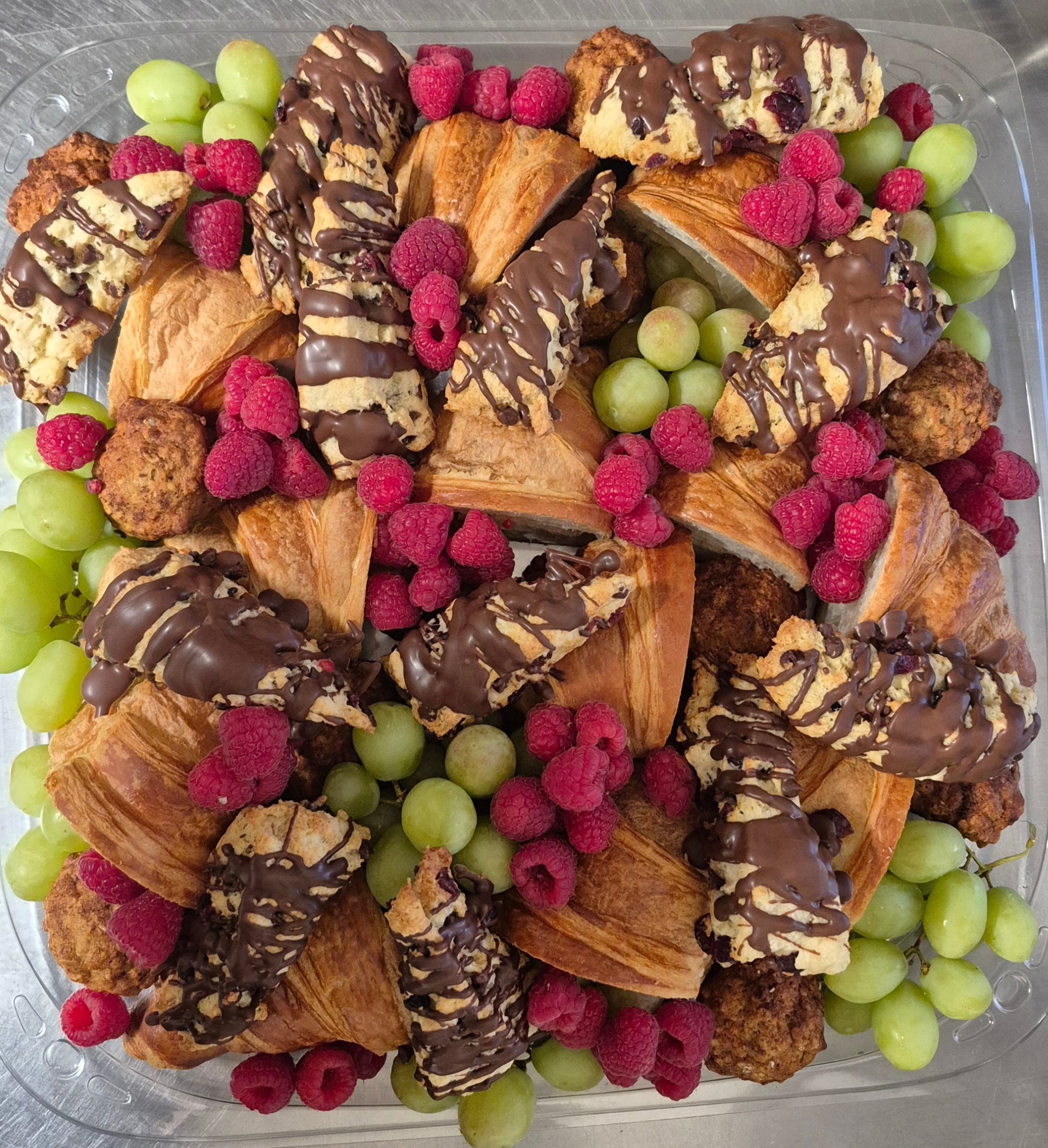 Plateau de collations/déjeuner et décoration de fruits frais