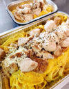 Fettuccinis Alfredo à la courge et au poulet