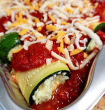 Charger l&#39;image dans la galerie, Rouleaux de courgettes farcies aux 4 fromages (Familial)
