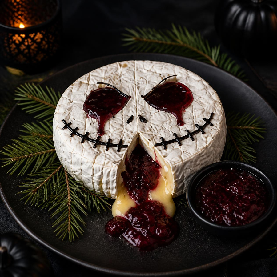 Brie à la gelée de canneberge et érable (M. Jack)