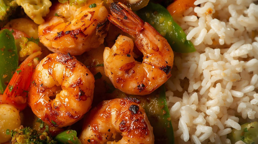 Crevettes géantes érable & chipotle (Familial)