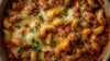 Macaronis à la viande gratiné