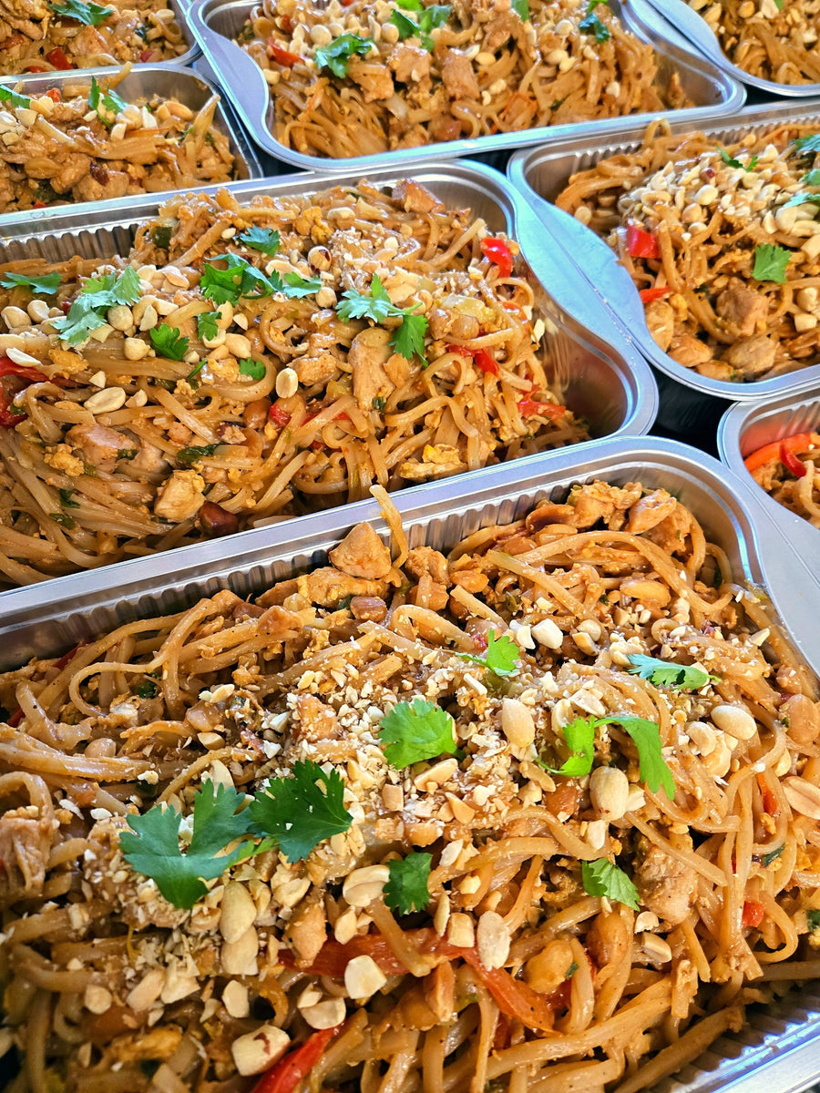 Pad thaï au poulet (individuel)