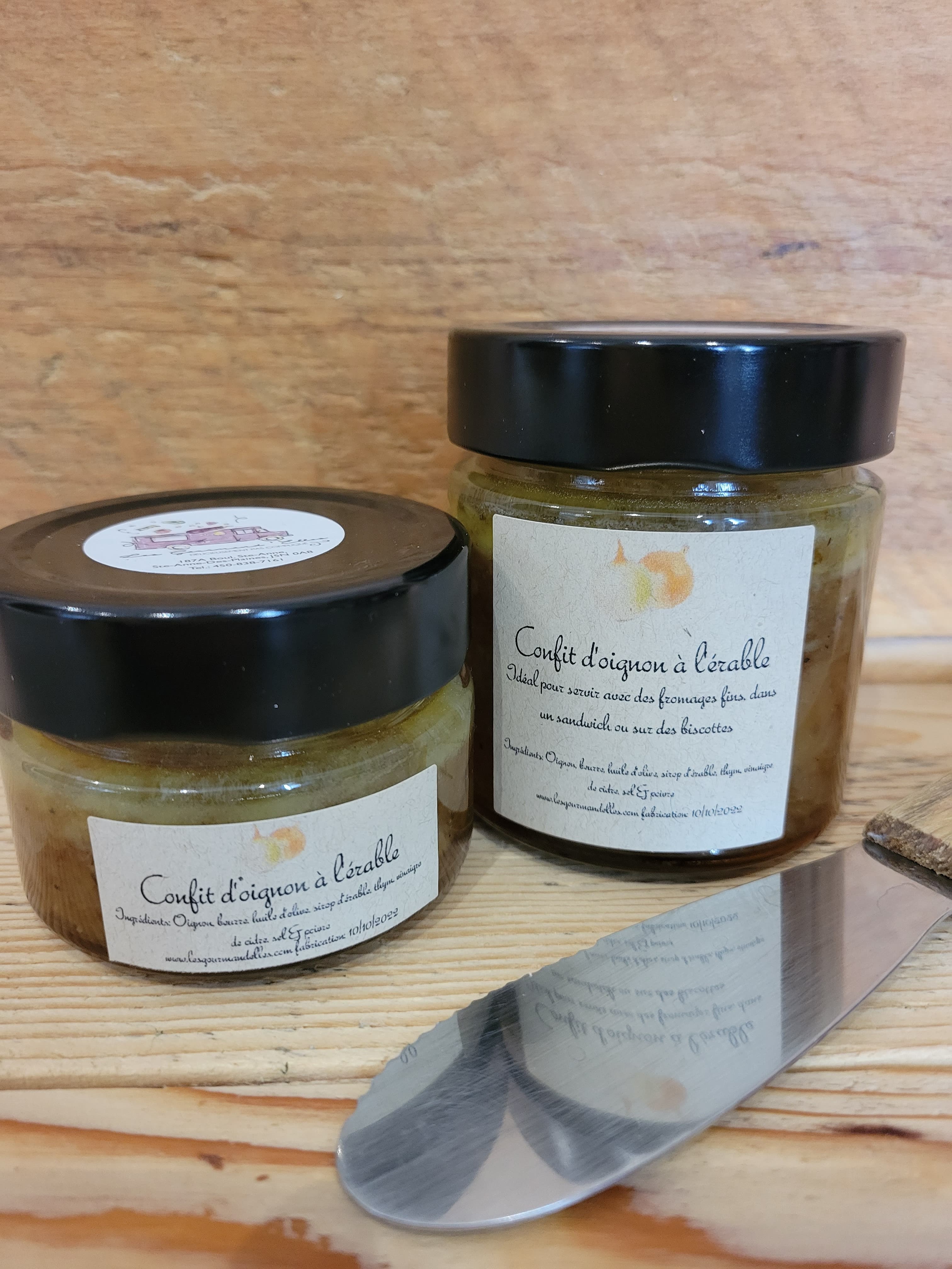 Confit d'oignon à l'érable