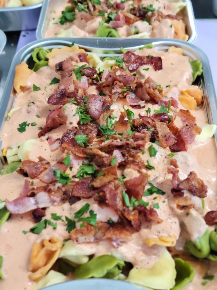 Tortellinis sauce rosée et bacon (familial)